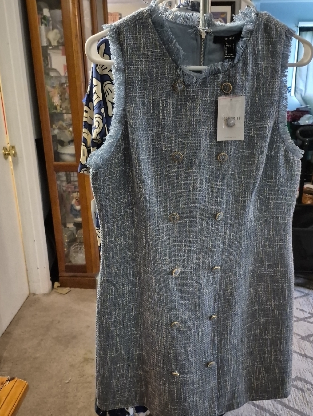 Forever 21 linen dress, L